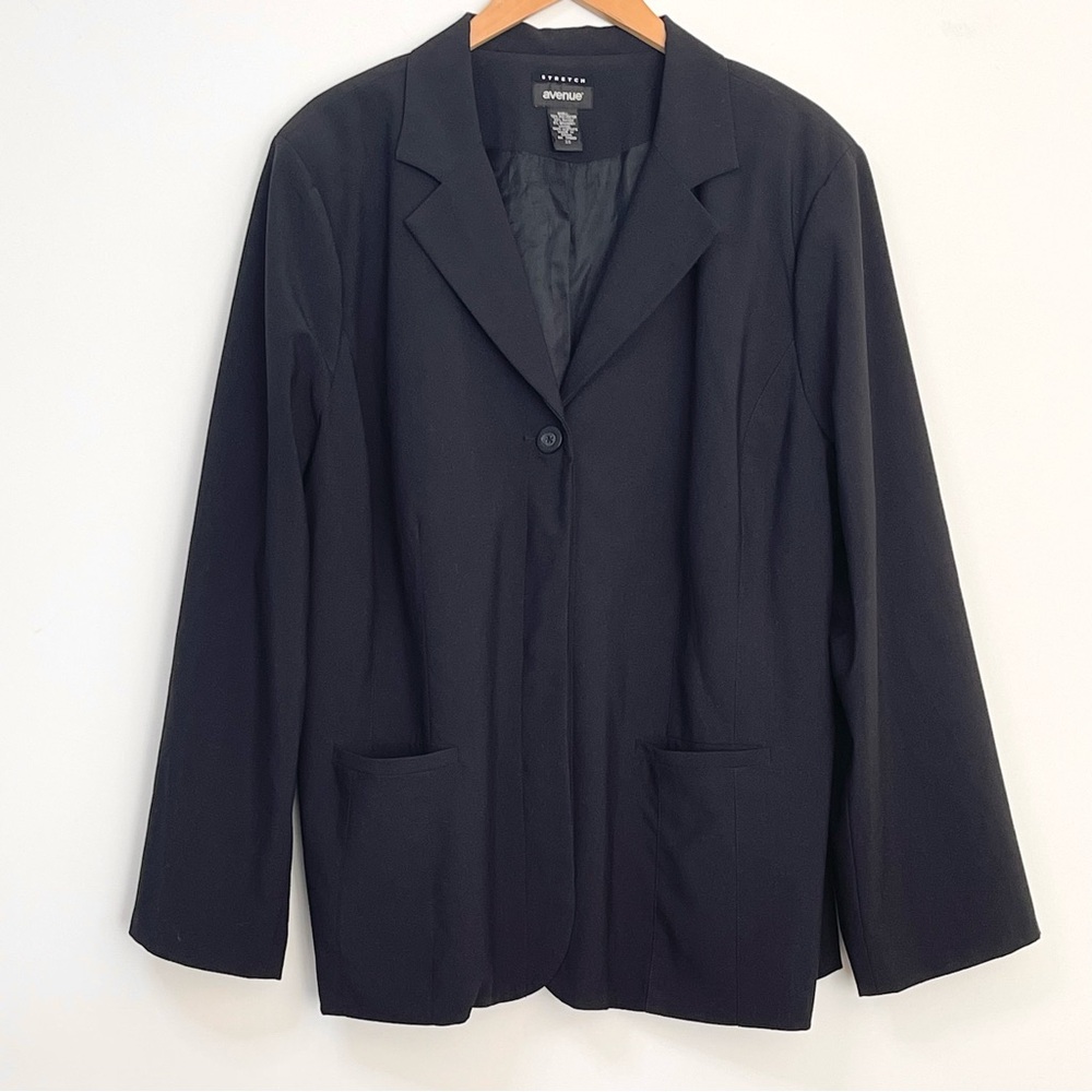 Avenue Stretch Blazer Black size 26